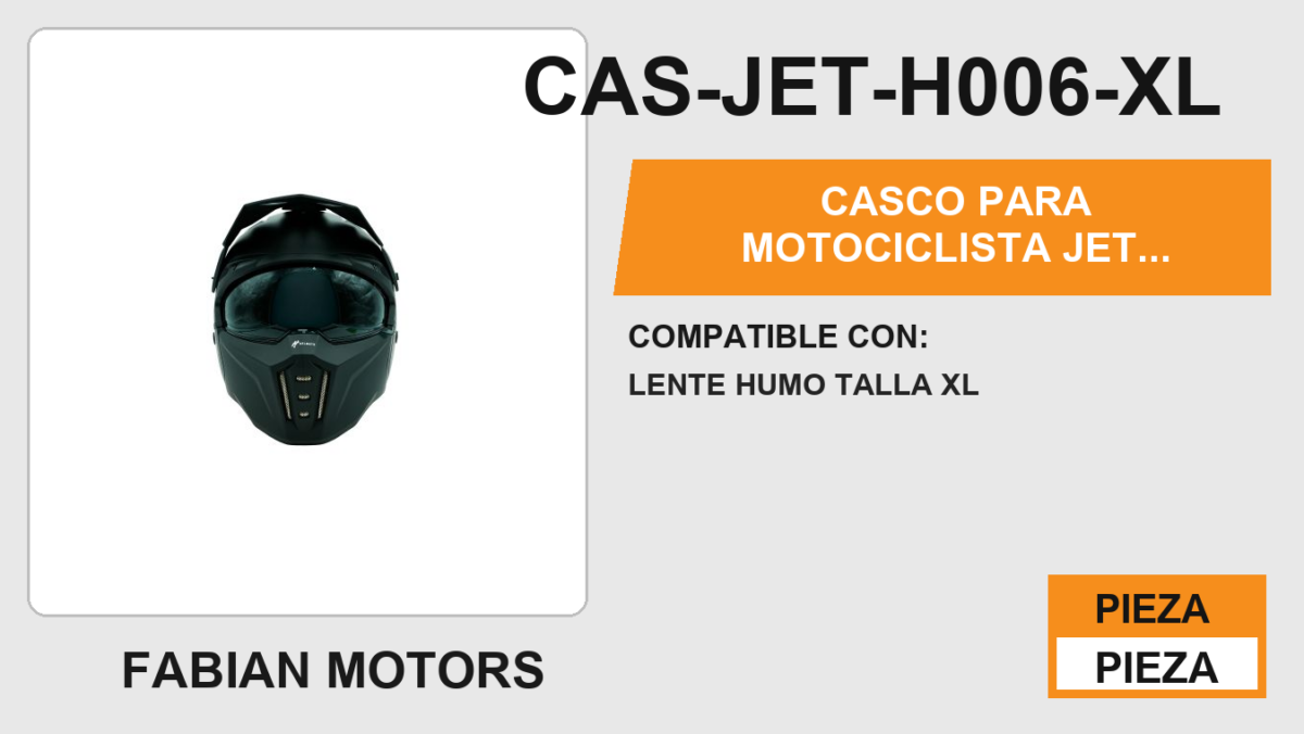 CASCO JET CORVUS CERTIFICADO " ECE-22.06 "