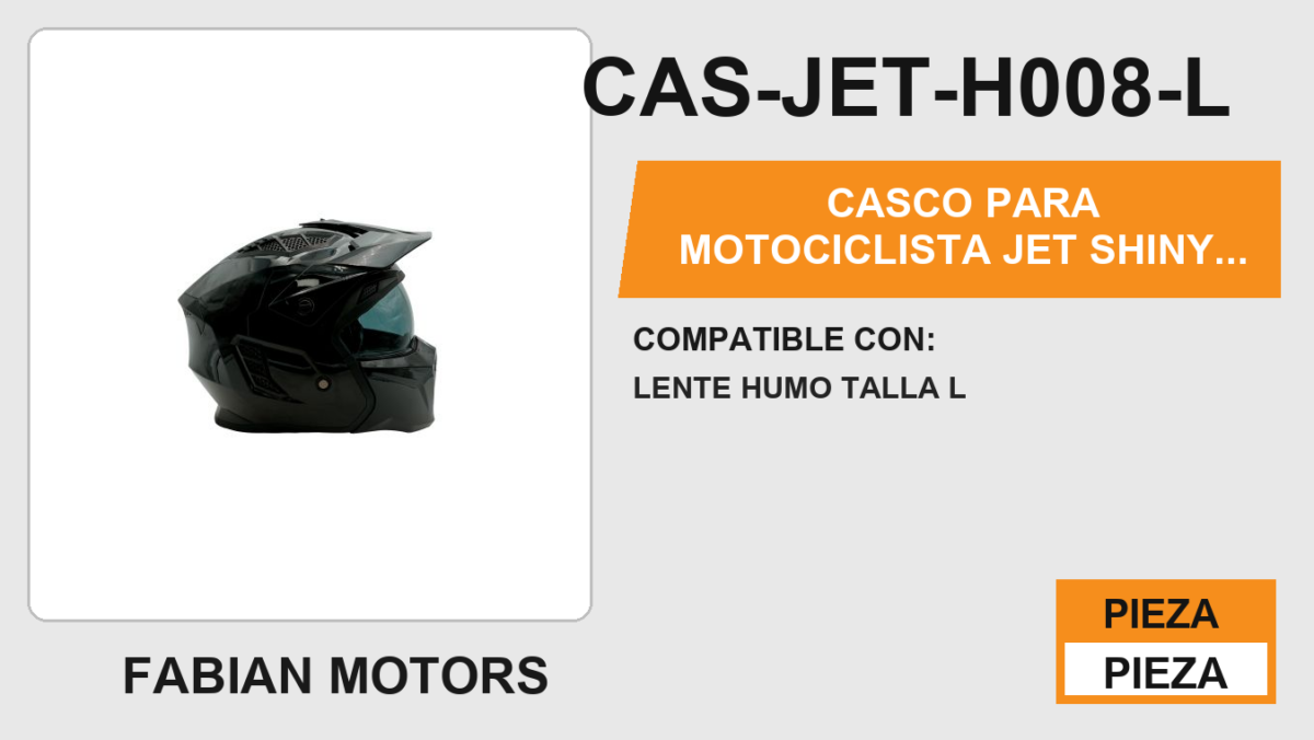 CASCO JET SHINY  CERTIFICADO " ECE-22.06 "