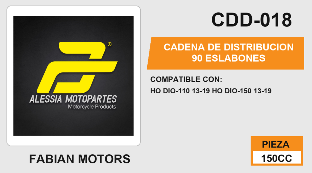 CADENA DE DISTRIBUCION 90 ESLABONES