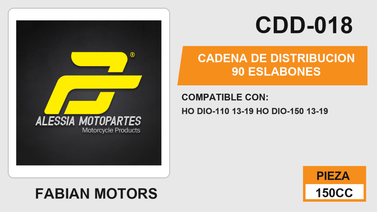 CADENA DE DISTRIBUCION 90 ESLABONES