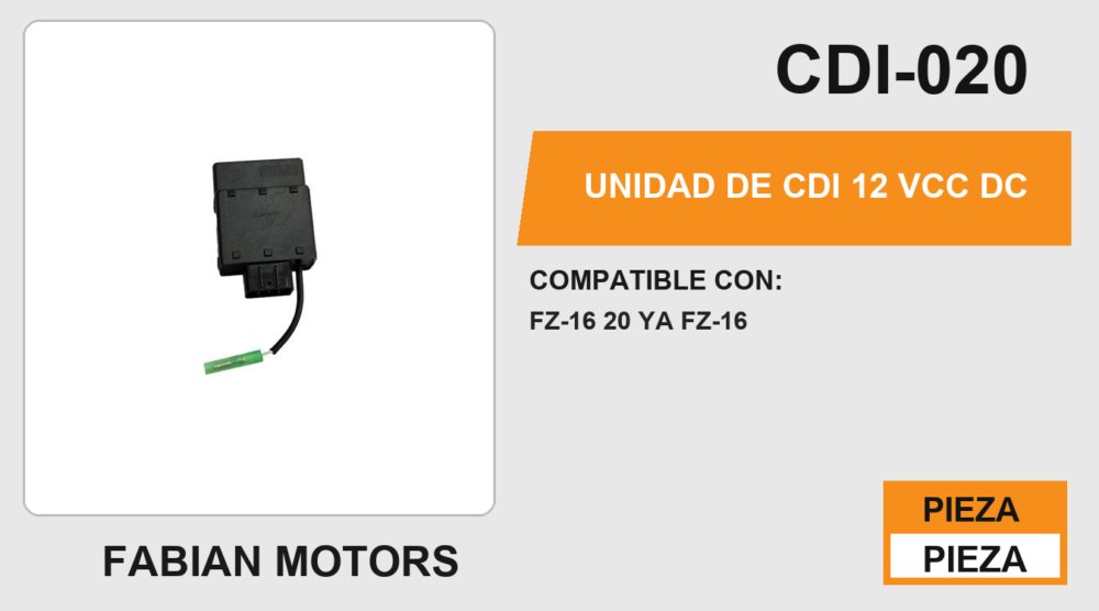 UNIDAD DE CDI 12Vcc