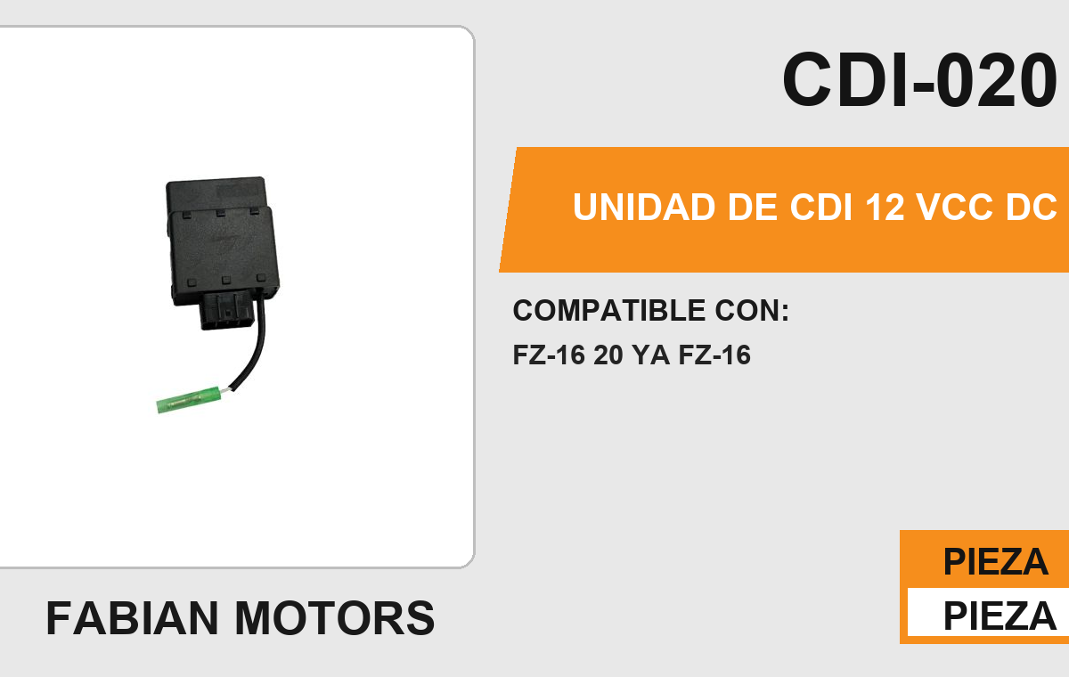 UNIDAD DE CDI 12Vcc