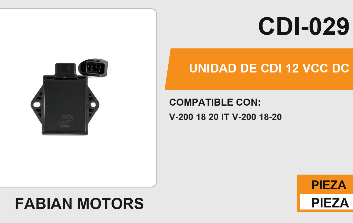 UNIDAD DE CDI 12Vcc DC
