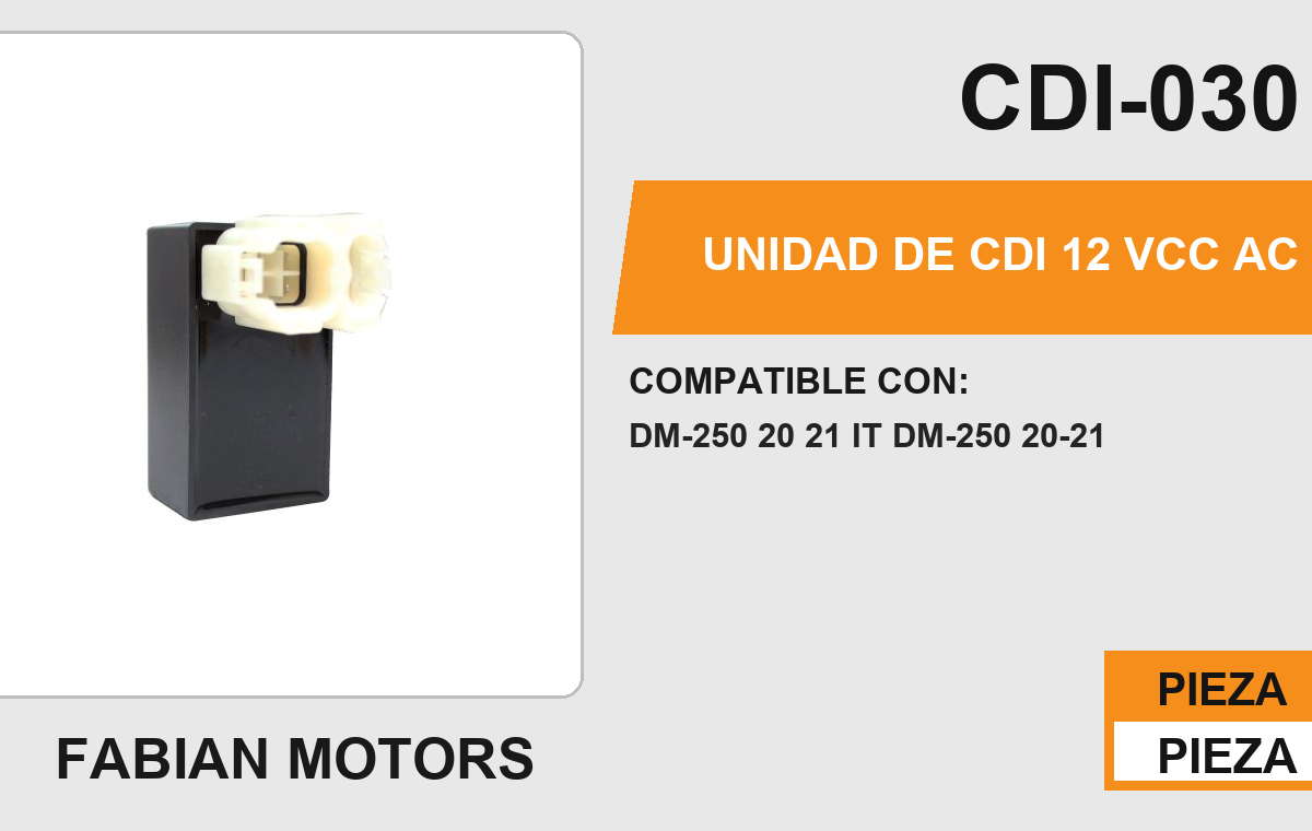 UNIDAD DE CDI 12Vcc