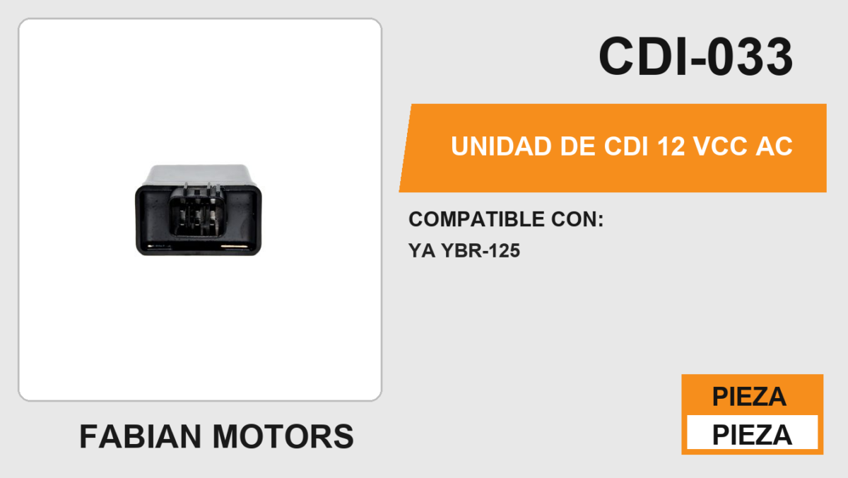 UNIDAD DE CDI 12Vcc