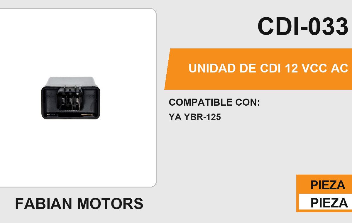 UNIDAD DE CDI 12Vcc