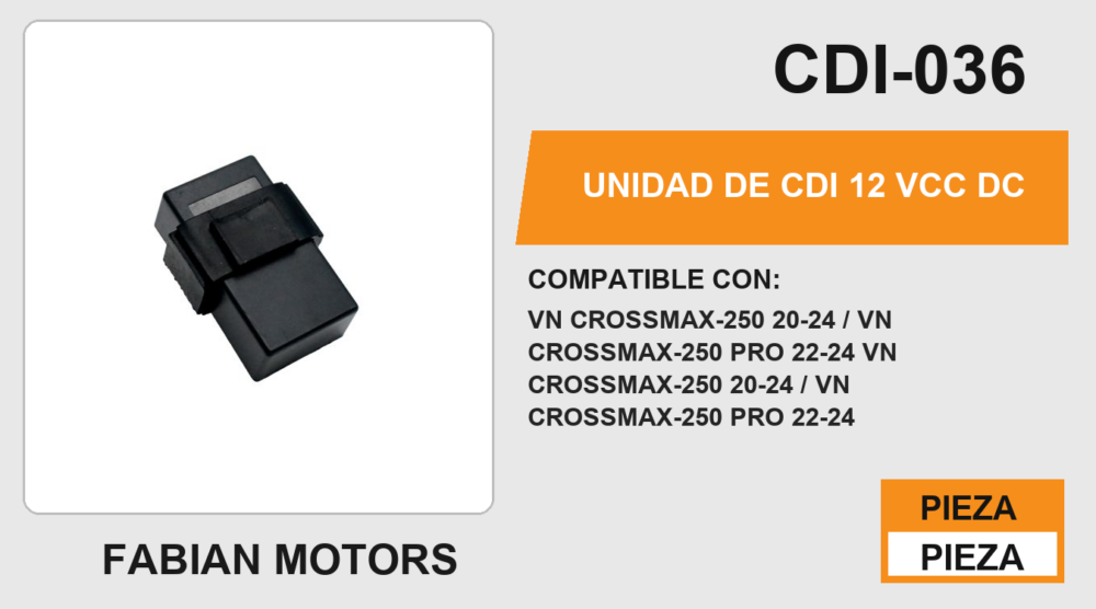 UNIDAD DE CDI 12Vcc