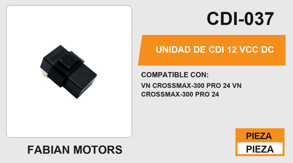 UNIDAD DE CDI 12Vcc