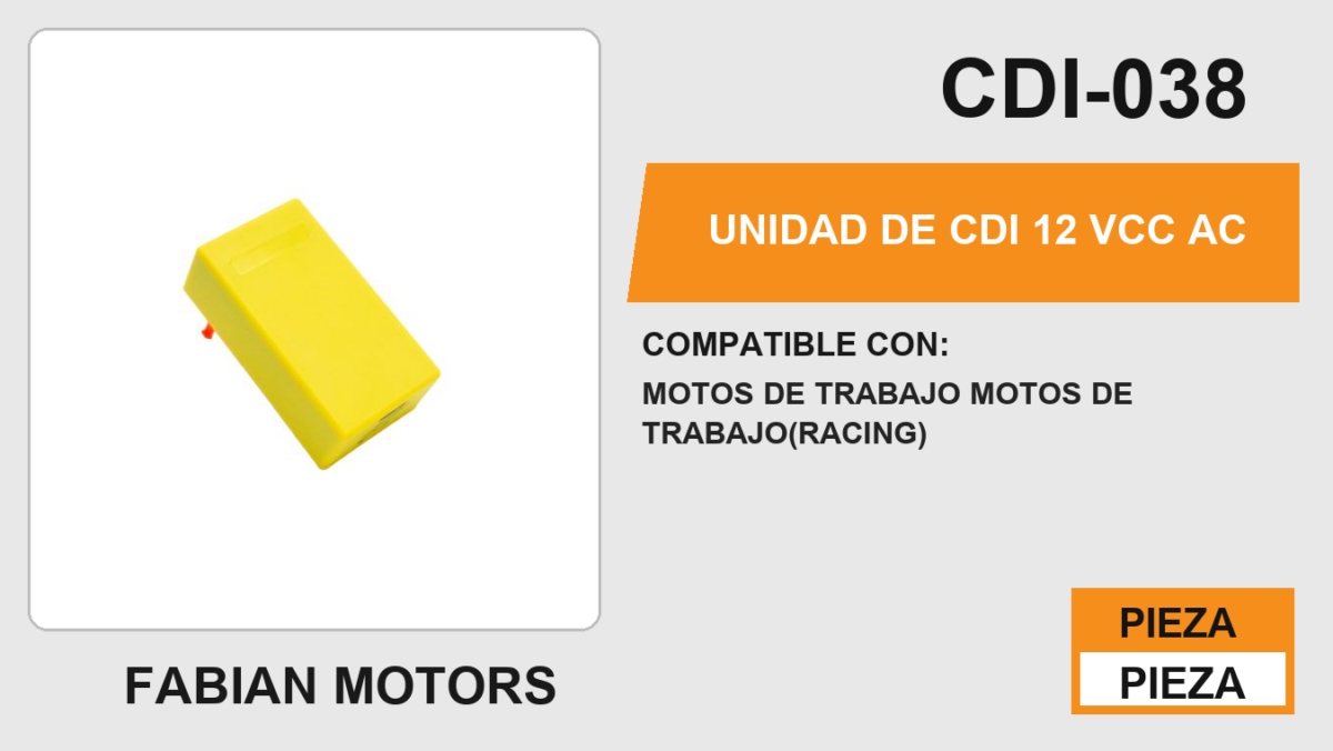 UNIDAD DE CDI 12Vcc
