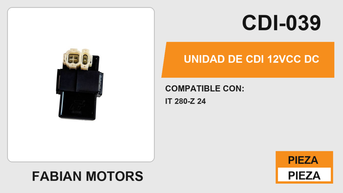 UNIDAD DE CDI 12Vcc