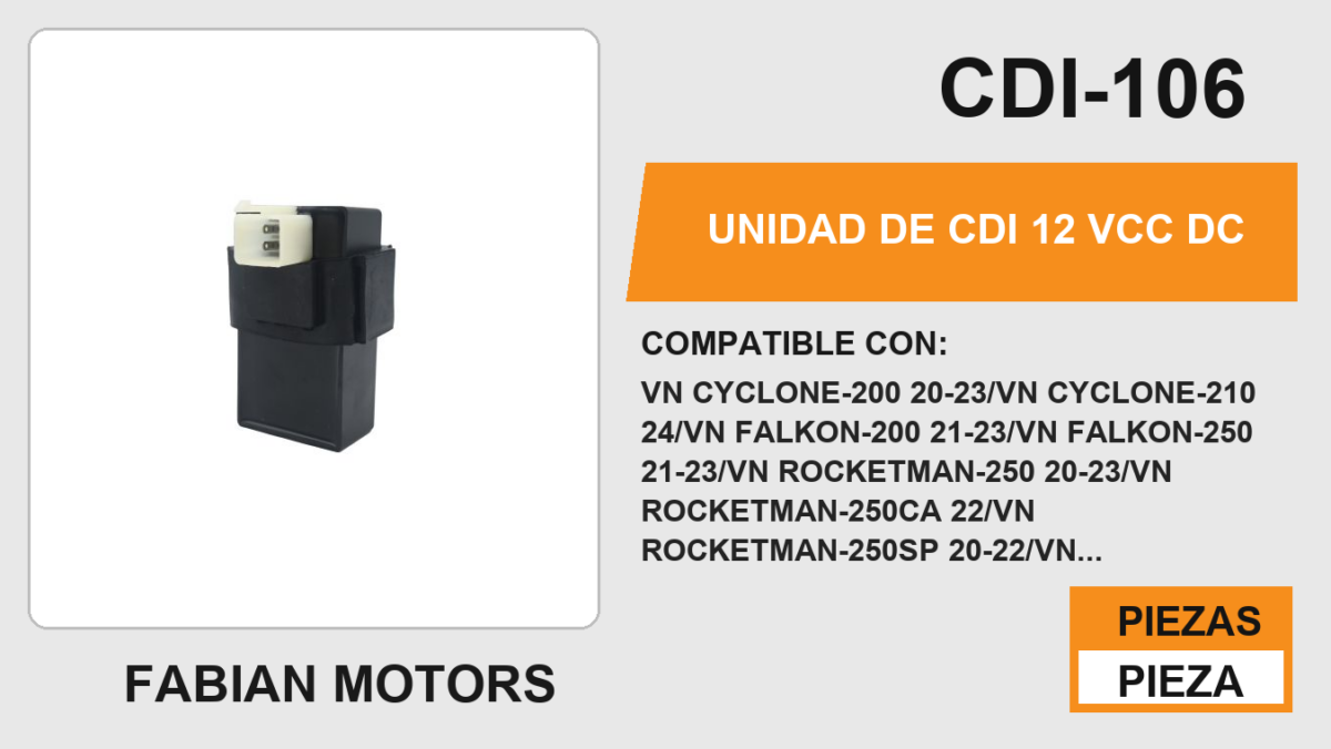 UNIDAD DE CDI 12 Vcc