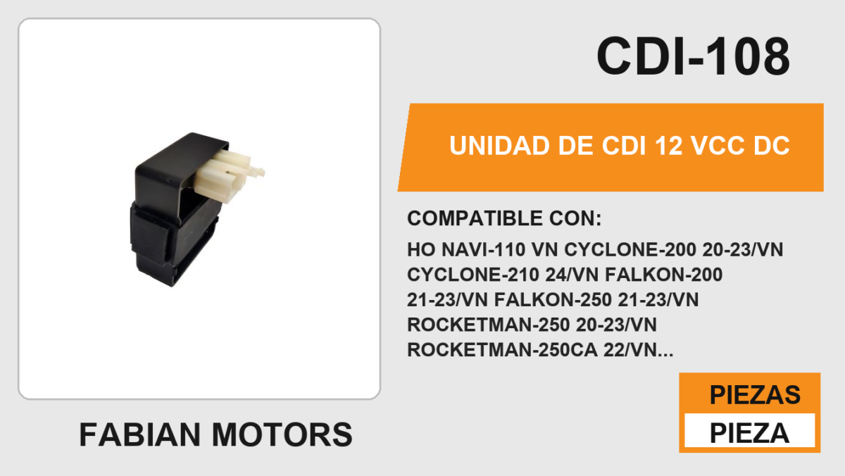 UNIDAD DE CDI 12 Vcc