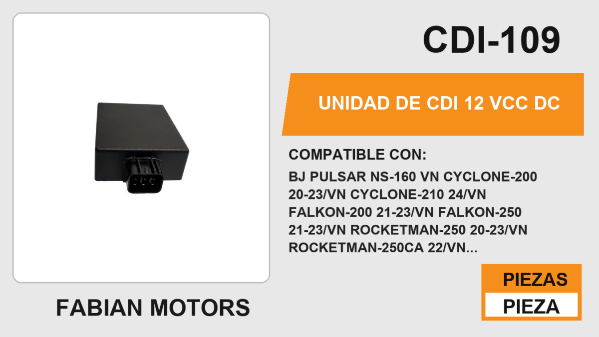 UNIDAD DE CDI 12 Vcc