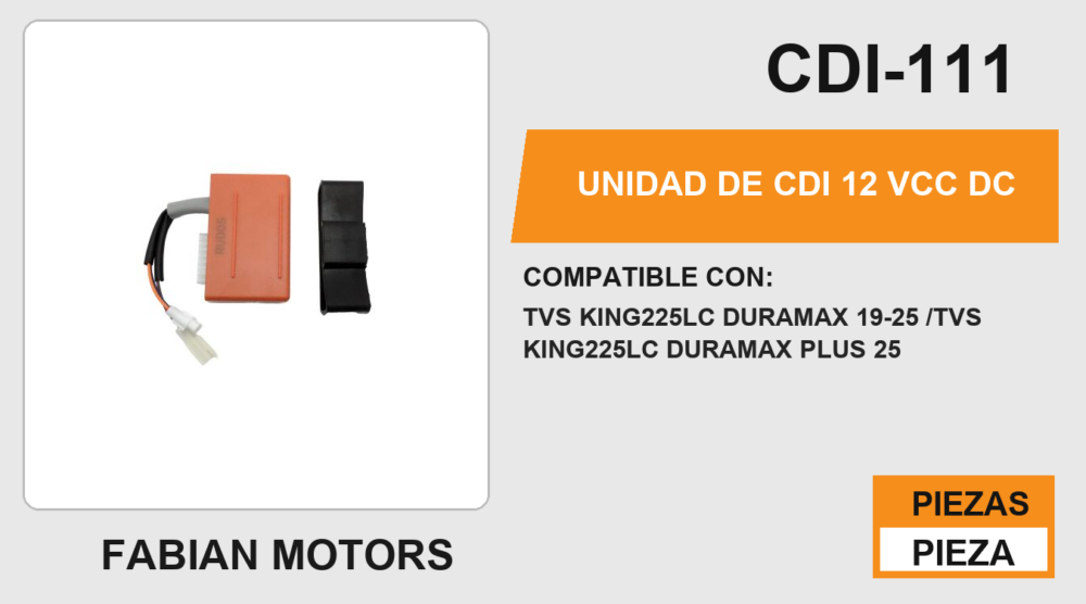 UNIDAD DE CDI 12 Vcc DC