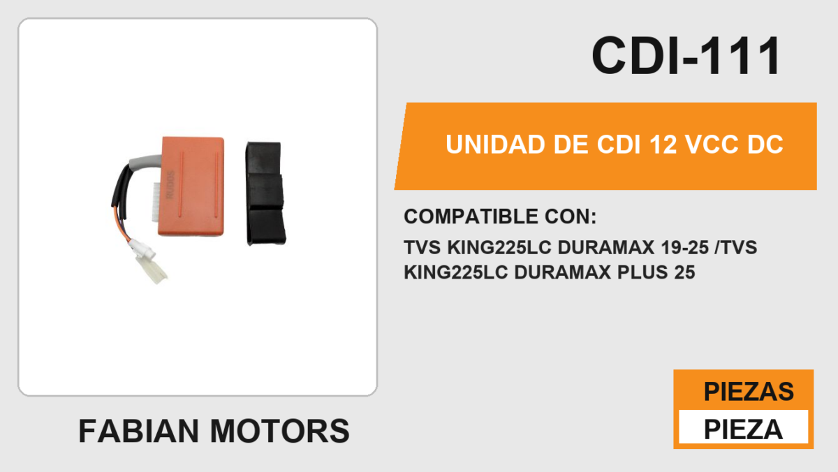 UNIDAD DE CDI 12 Vcc DC