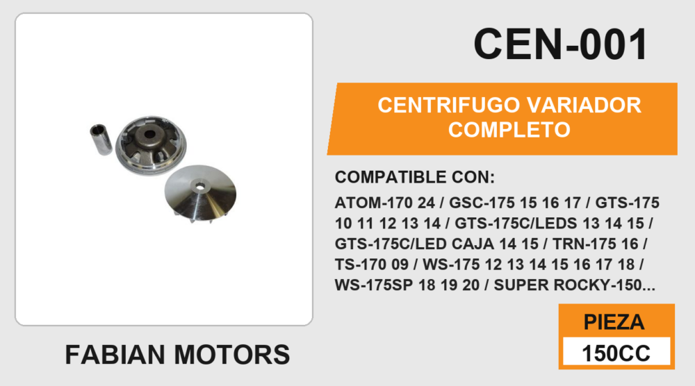 CENTRIFUGO VARIADOR COMPLETO