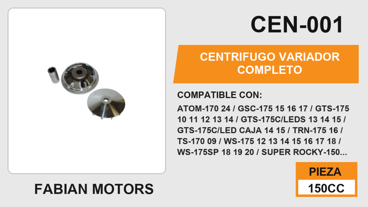 CENTRIFUGO VARIADOR COMPLETO