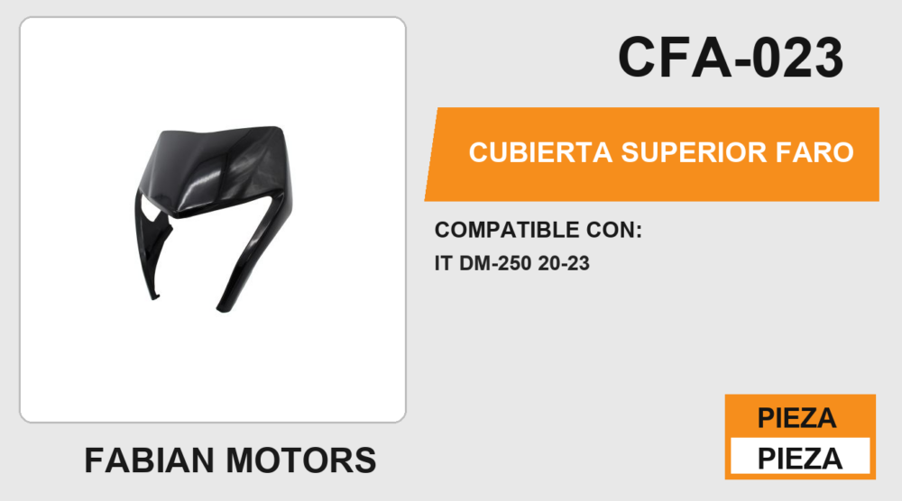 CUBIERTA SUPERIOR FARO
