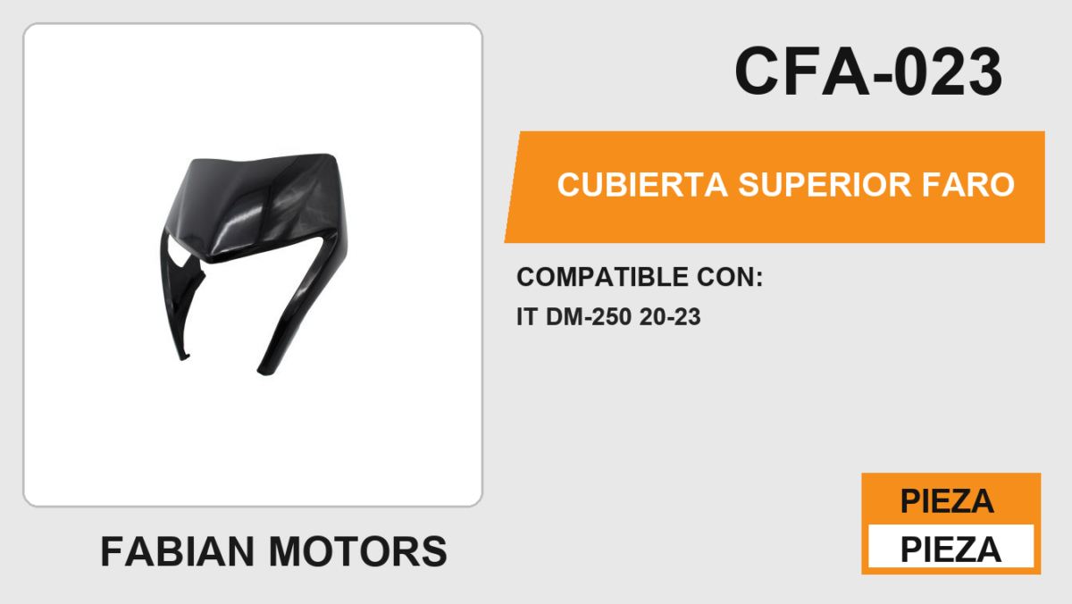 CUBIERTA SUPERIOR FARO
