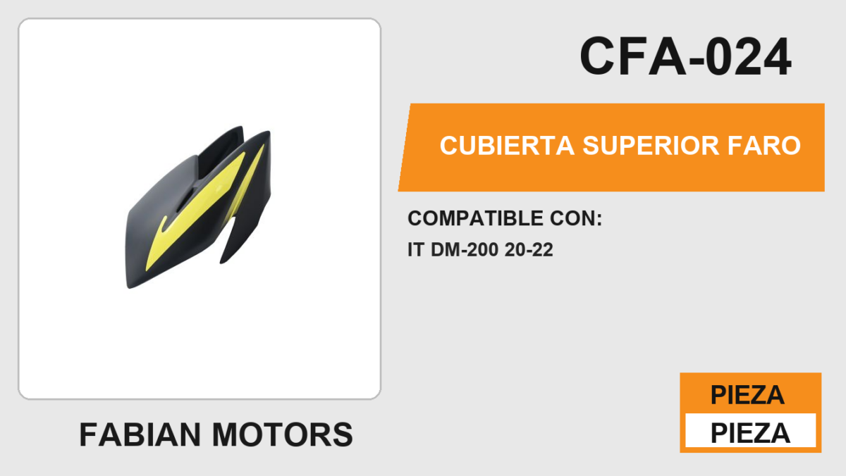 CUBIERTA SUPERIOR FARO