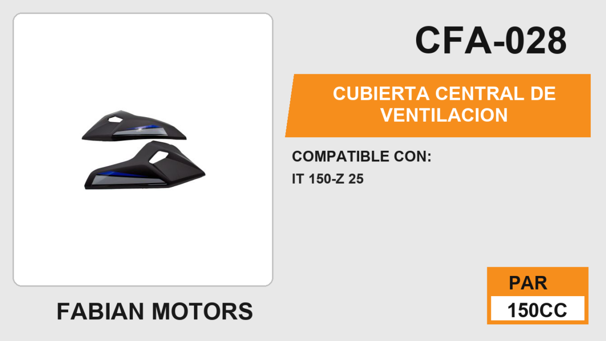 CUBIERTA CENTRAL DE VENTILACIÓN
