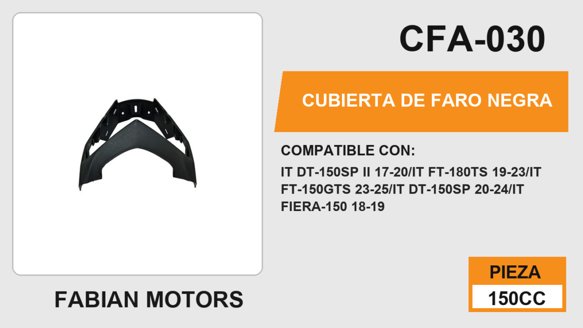 CUBIERTA DE FARO NEGRA