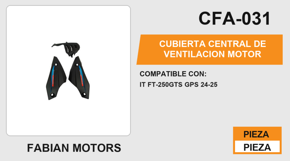 CUBIERTA CENTRAL DE VENTILACION MOTOR
