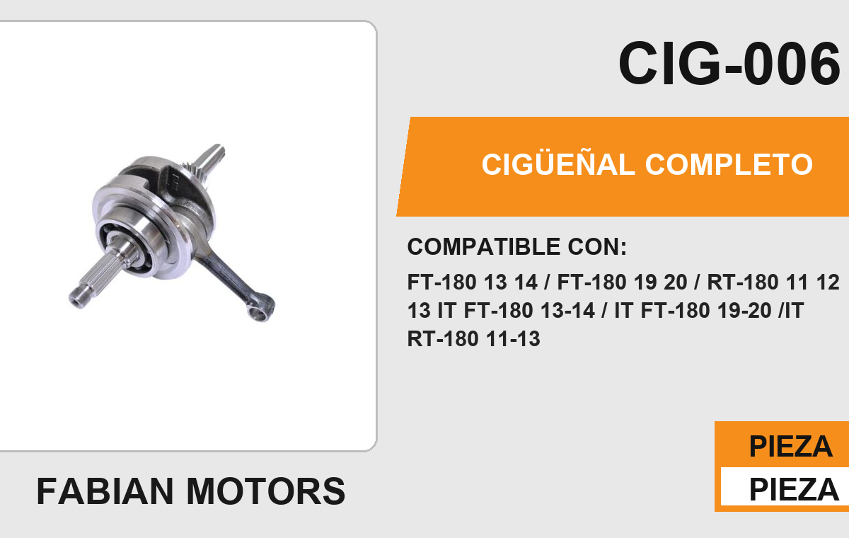 CIGÜEÑAL COMPLETO