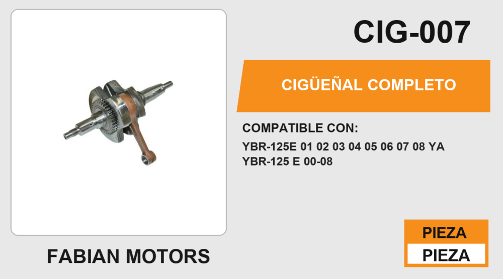 CIGÜEÑAL COMPLETO