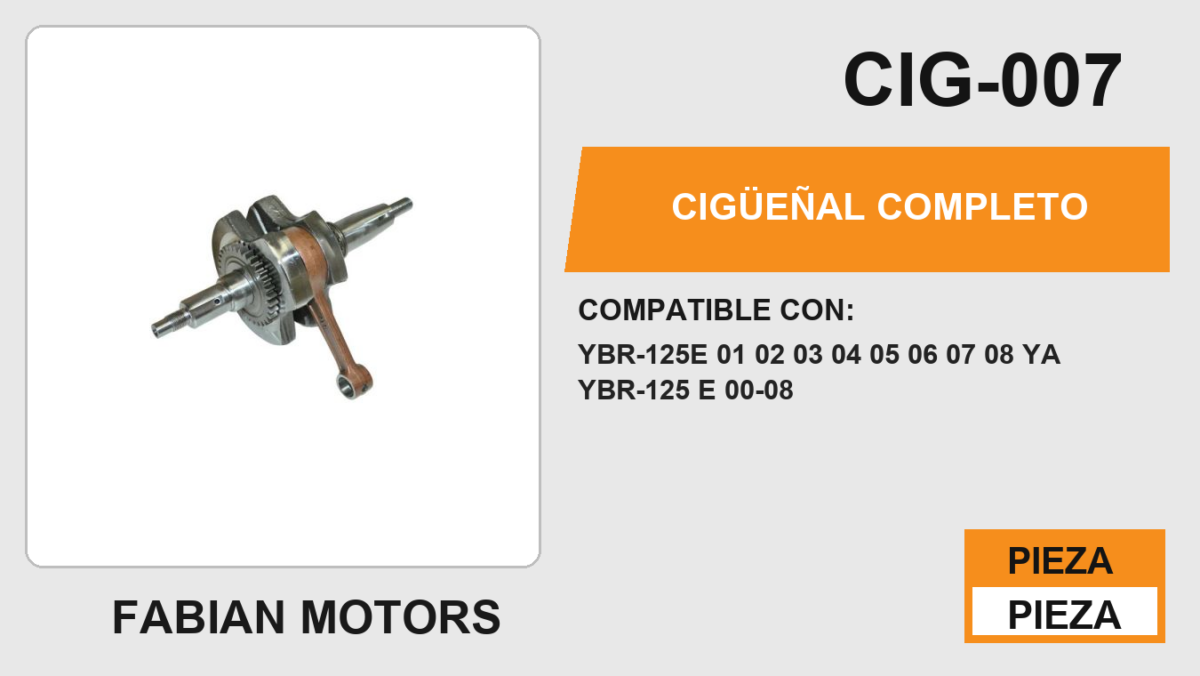 CIGÜEÑAL COMPLETO