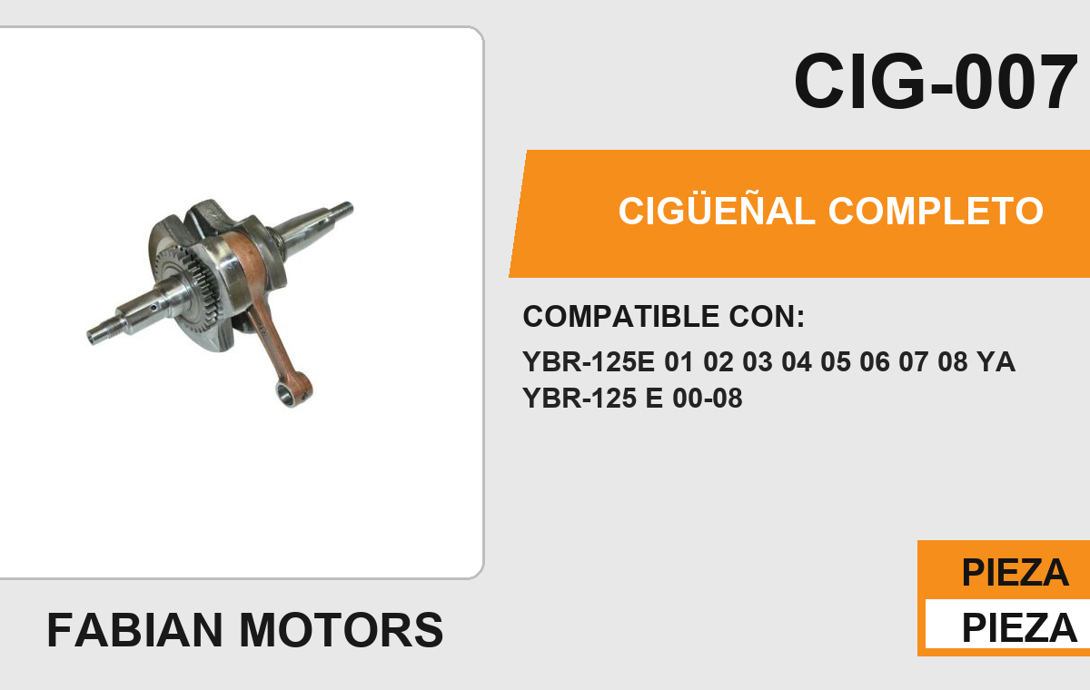 CIGÜEÑAL COMPLETO
