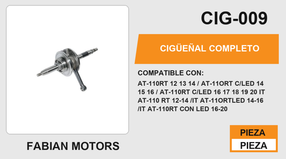 CIGÜEÑAL COMPLETO