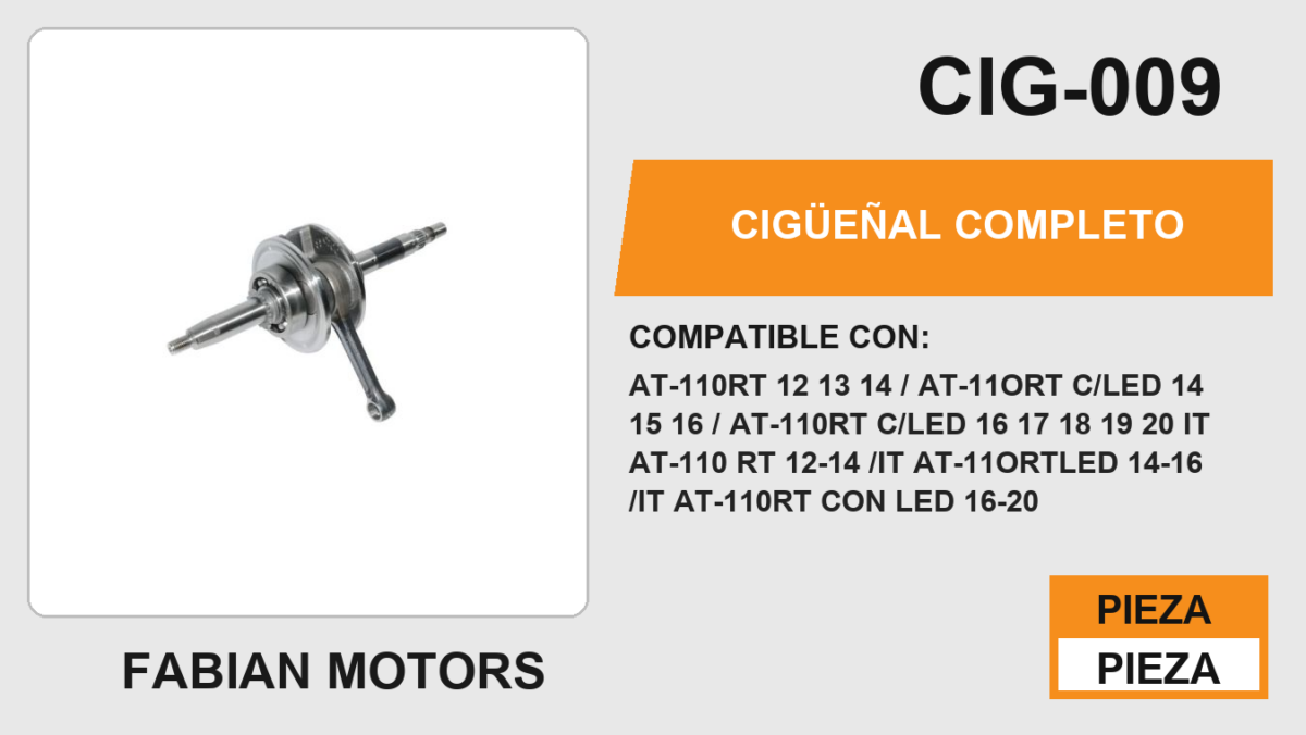 CIGÜEÑAL COMPLETO