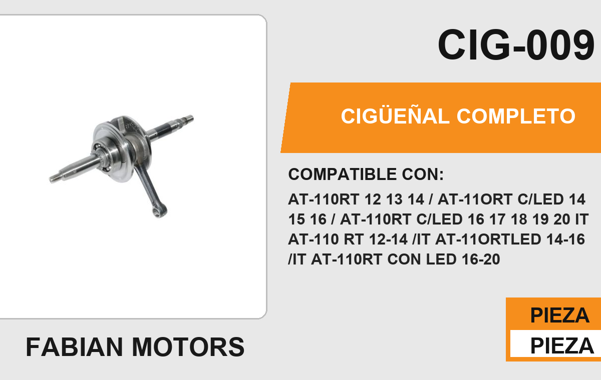 CIGÜEÑAL COMPLETO