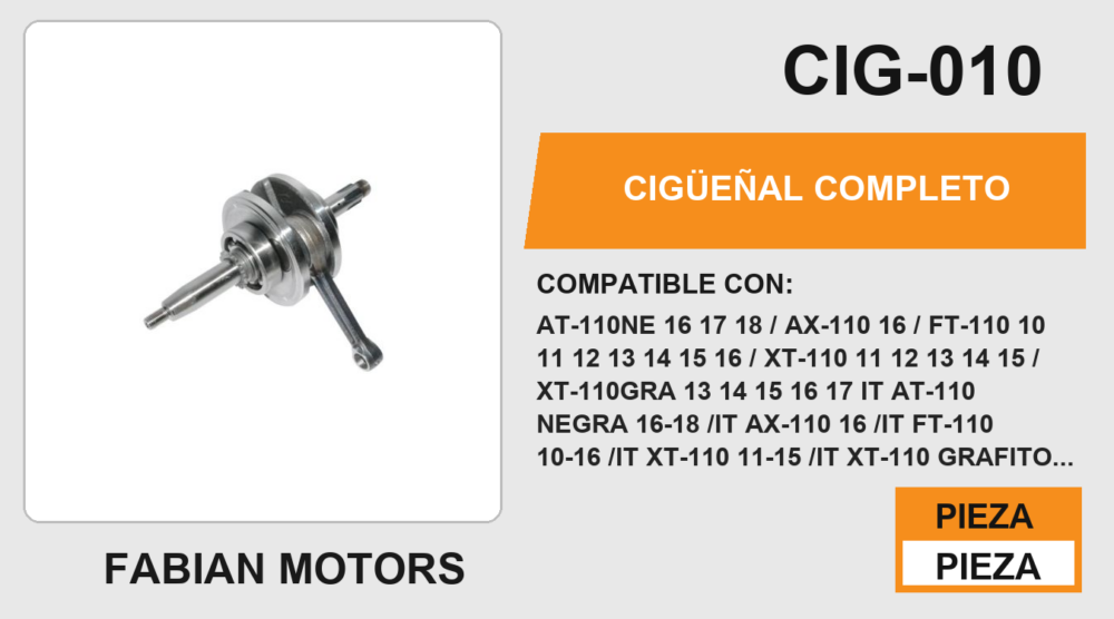 CIGÜEÑAL COMPLETO