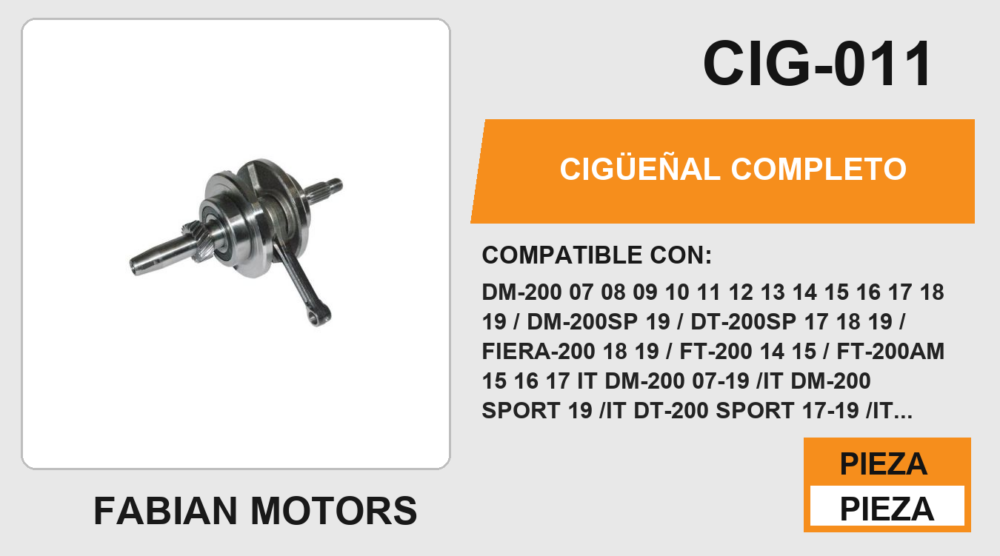 CIGÜEÑAL COMPLETO