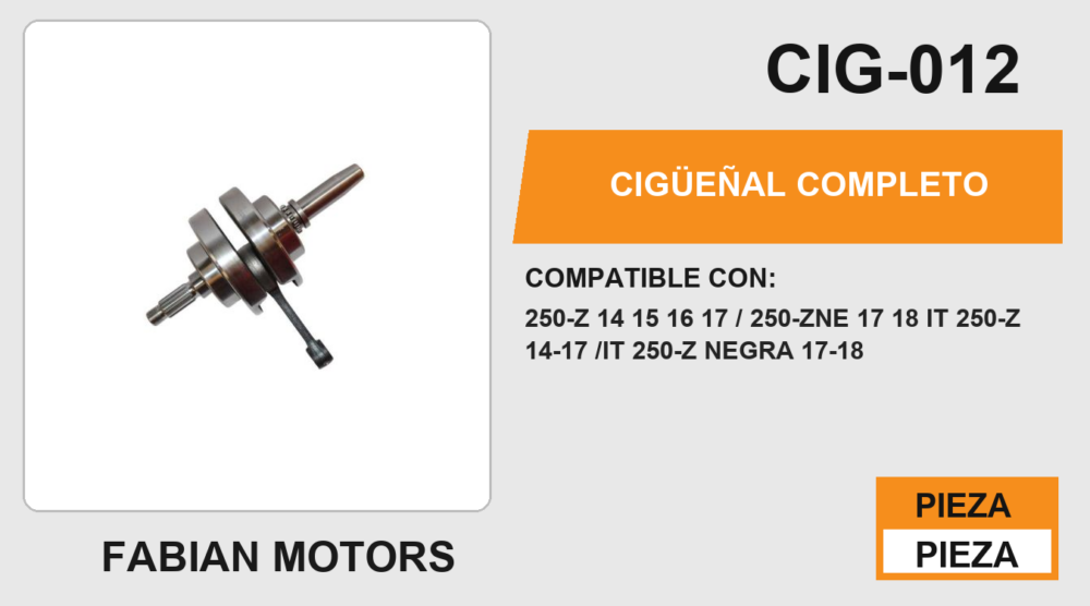 CIGÜEÑAL COMPLETO