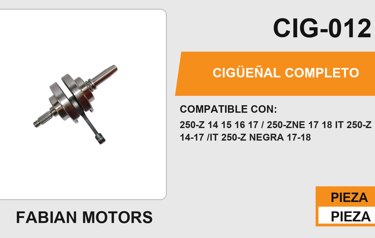 CIGÜEÑAL COMPLETO