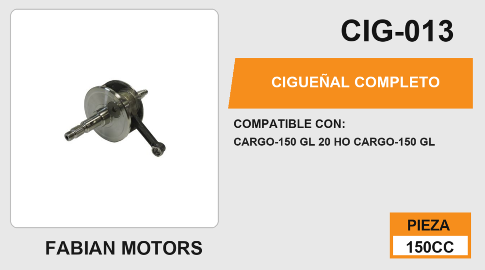 CIGÜEÑAL COMPLETO