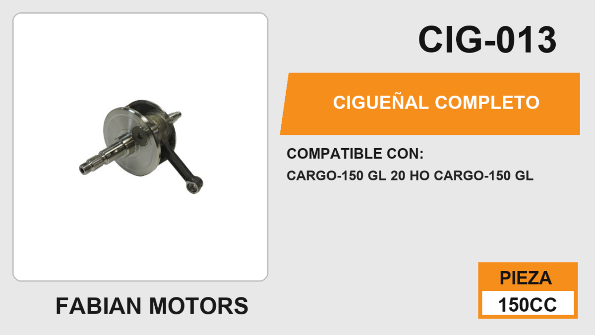 CIGÜEÑAL COMPLETO