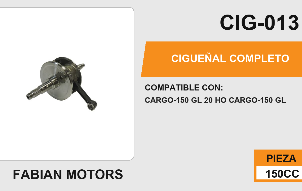 CIGÜEÑAL COMPLETO