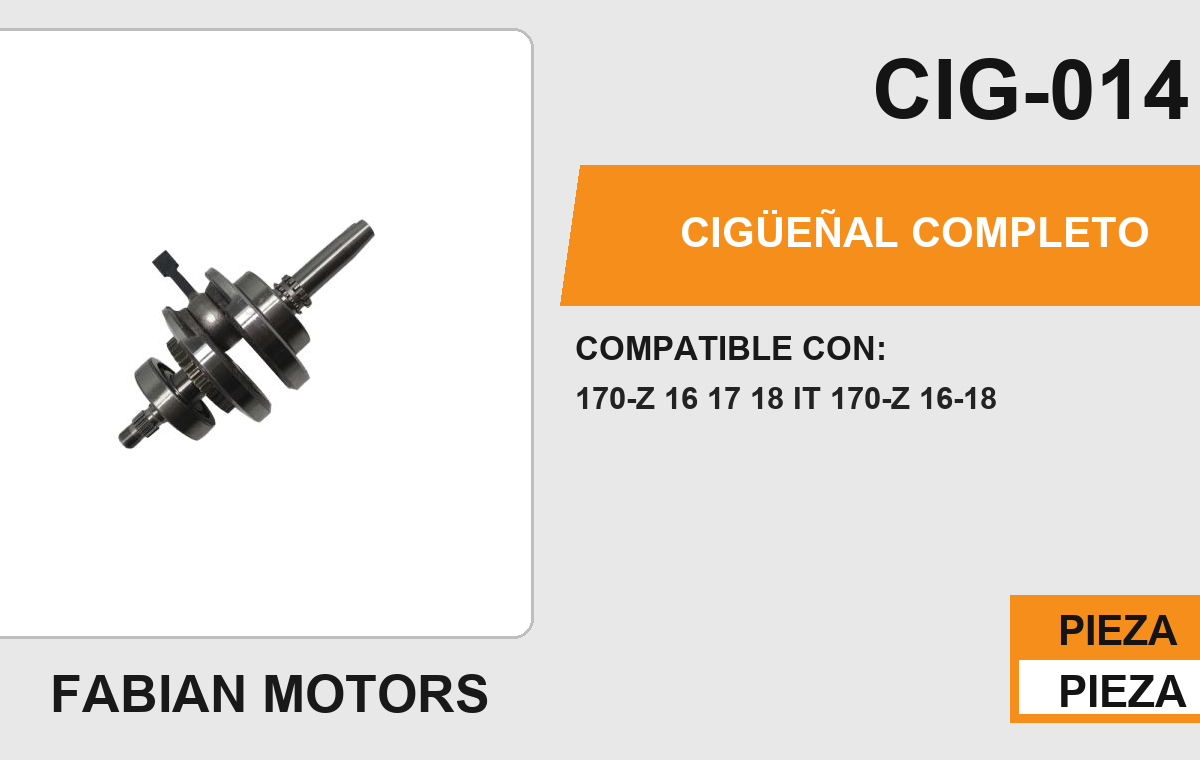 CIGÜEÑAL COMPLETO