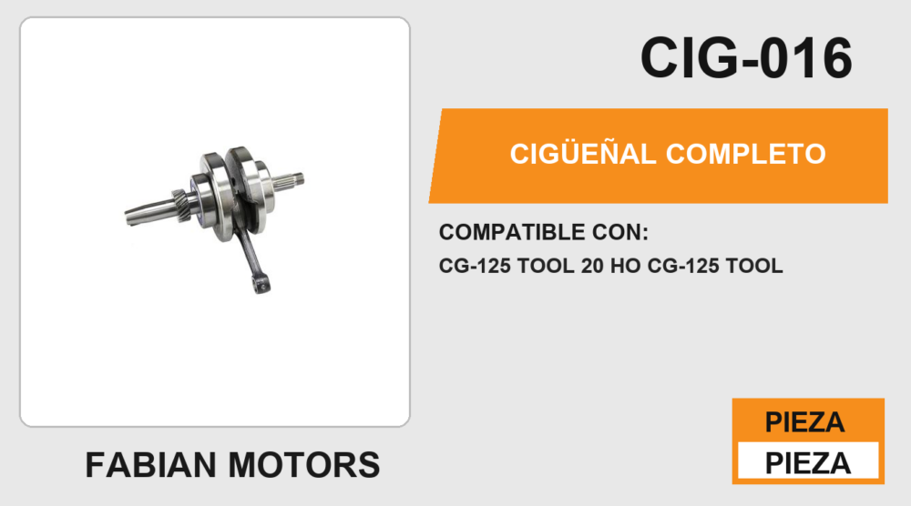 CIGÜEÑAL COMPLETO
