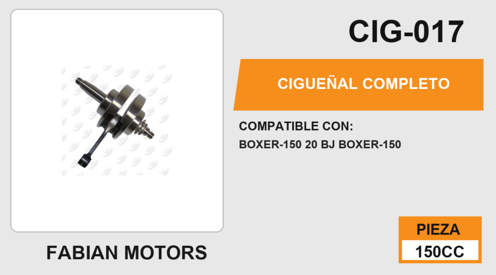 CIGÜEÑAL COMPLETO