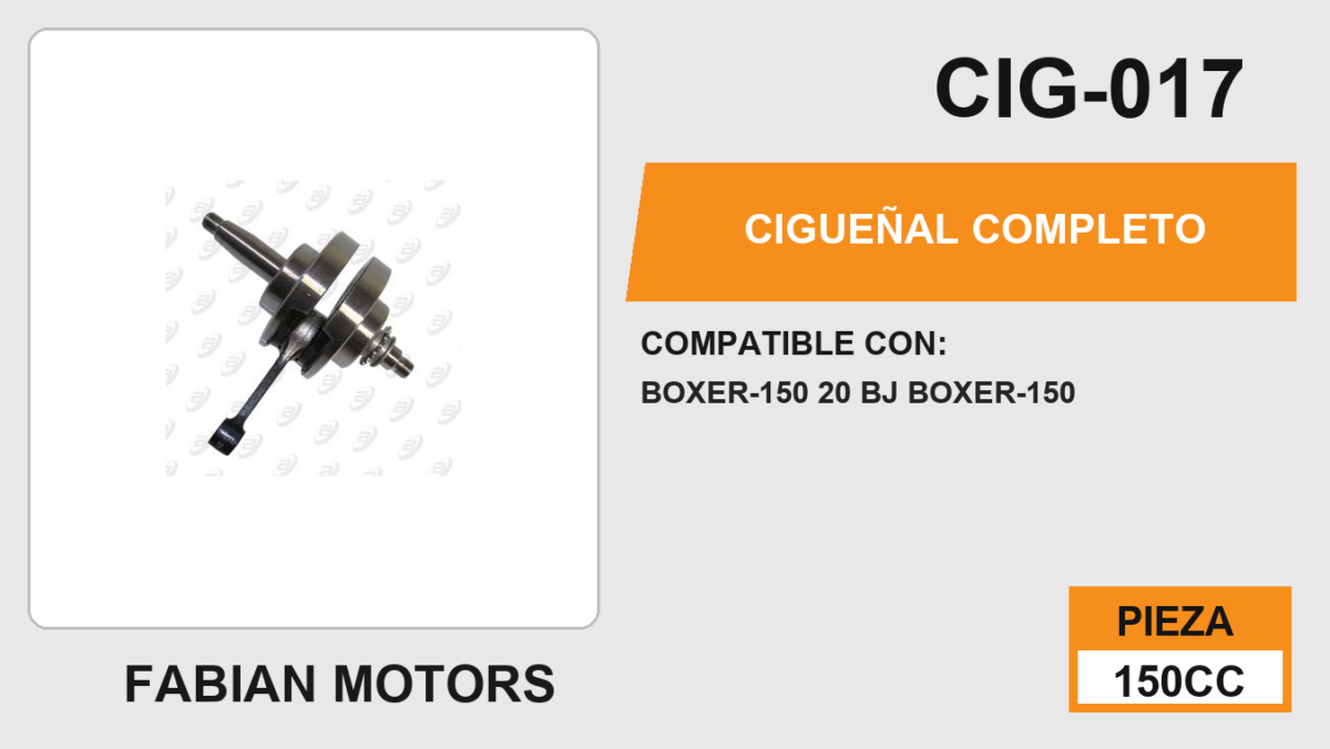 CIGÜEÑAL COMPLETO