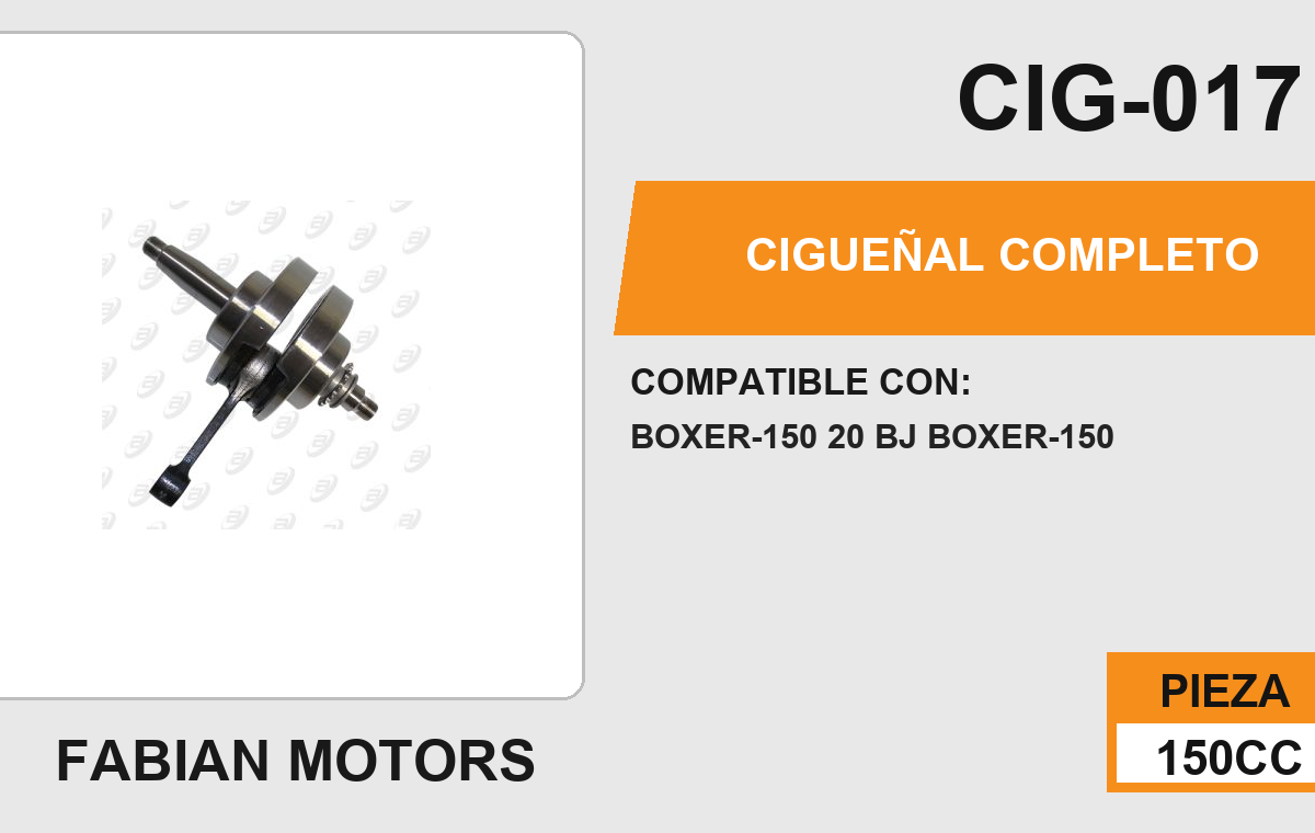 CIGÜEÑAL COMPLETO