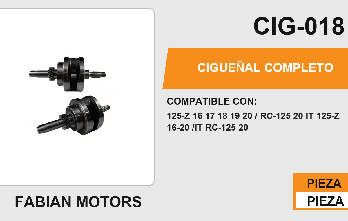 CIGUEÑAL COMPLETO