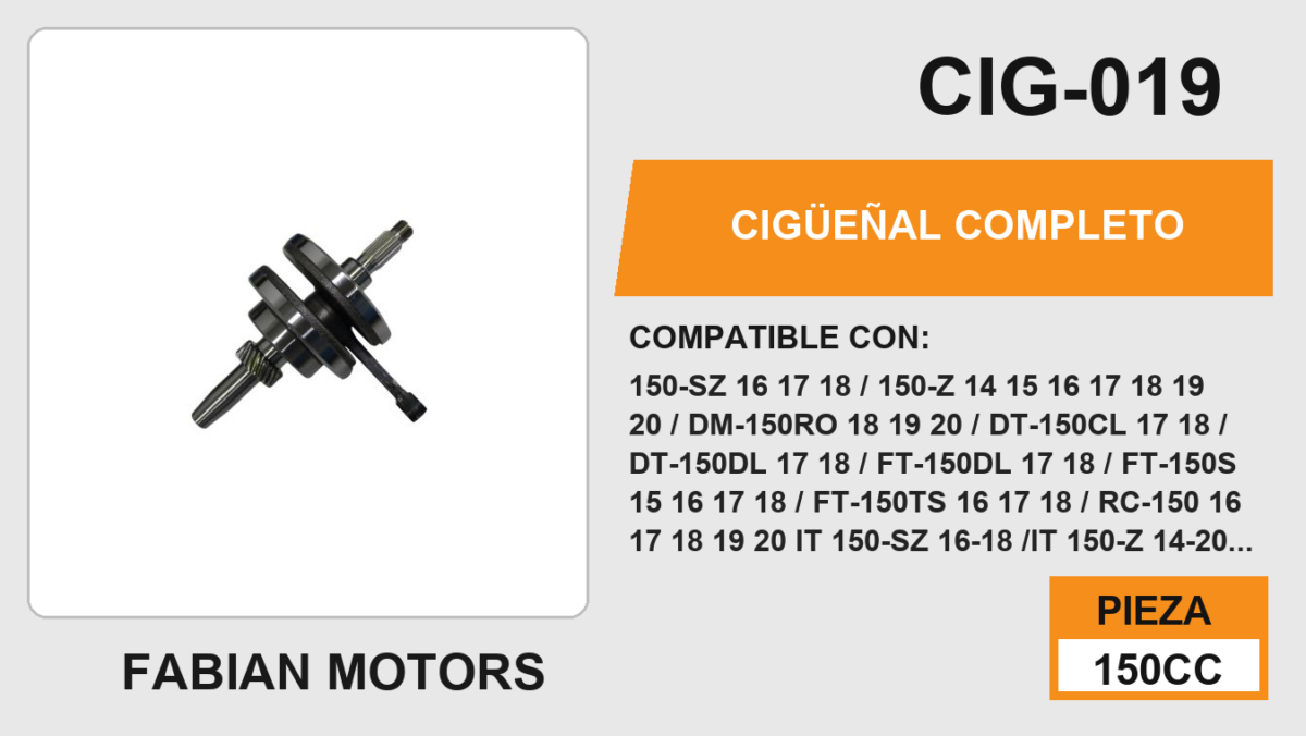 CIGÜEÑAL COMPLETO