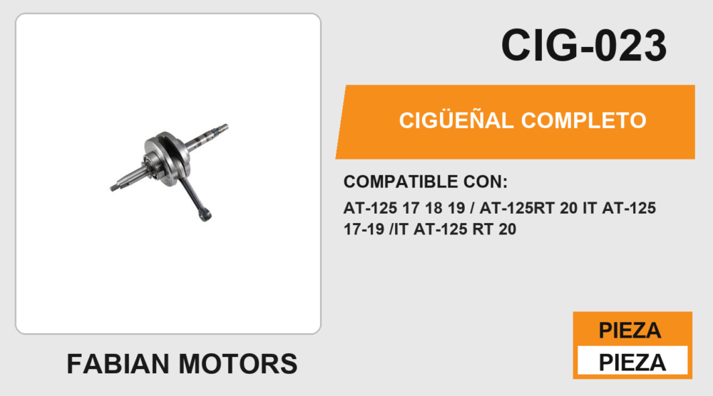 CIGÜEÑAL COMPLETO