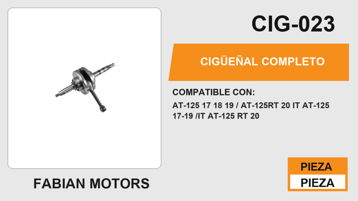 CIGÜEÑAL COMPLETO